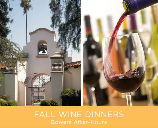 Fall Wine Dinners Bowers After Hours