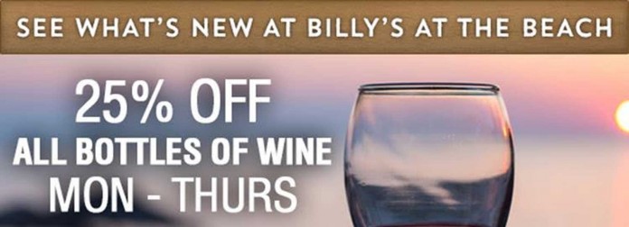 Wine Down At Billy's