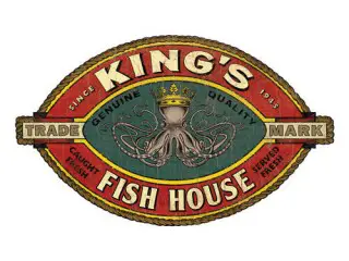 Kings Fish House Orange logo