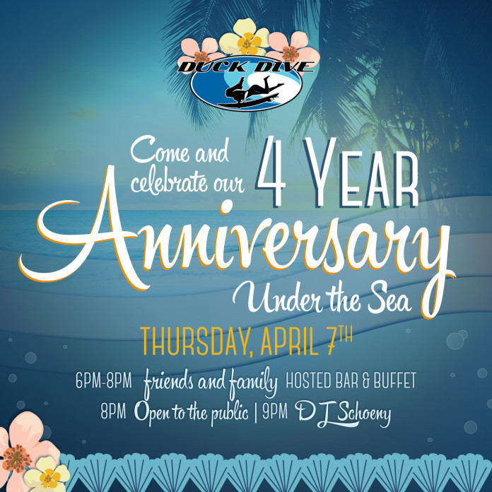 DuckDive 4YearAnniversary Sm