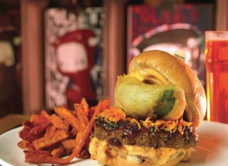 Rising Sun Burger At Holstein's