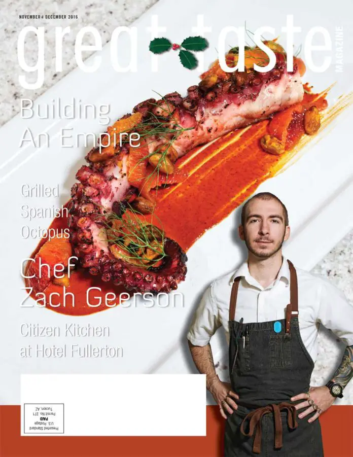 Great Taste Magazine 2016 November December Issue