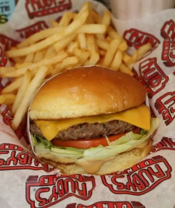 Ruby's Diner - burger and fries