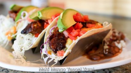 Hurricanes Bar And Grill Late Night Bites Mahi Mango Tacos