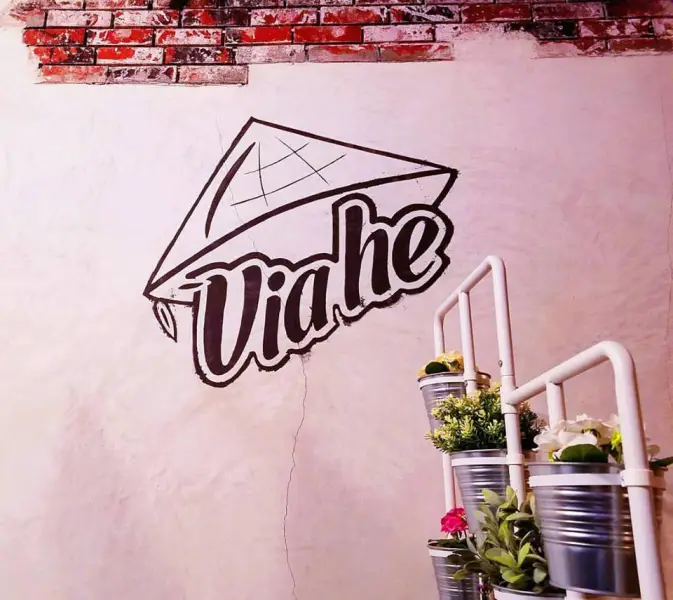 ViaHe Logo Wall