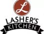 Lasher's Kitchen Logo White