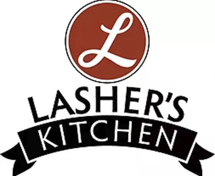 Lasher's Kitchen Logo White