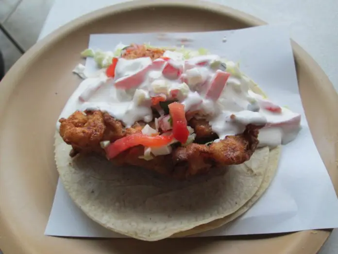 Wild foodie tours Baja Fish Taco street food