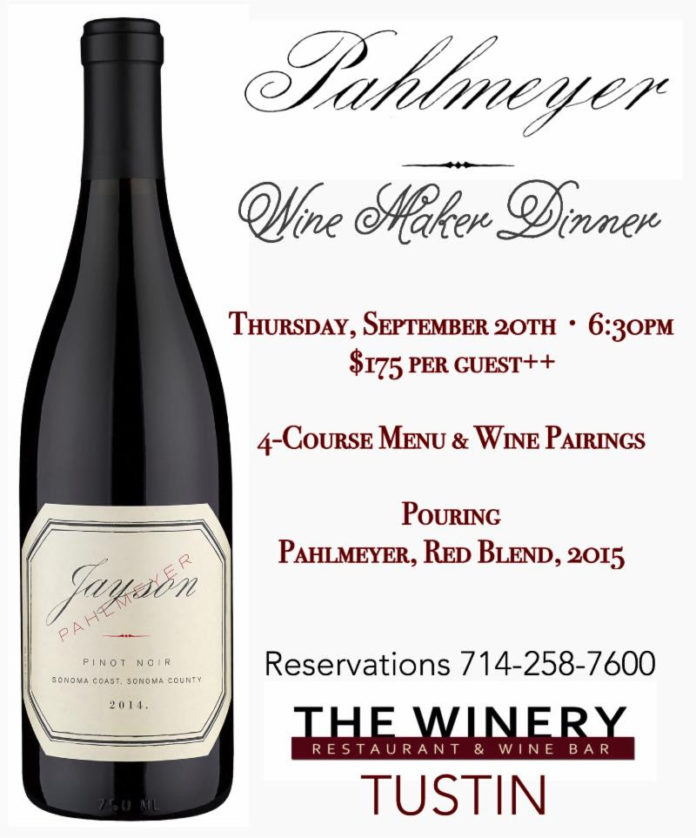 The Winery Tustin Pahlmeyer