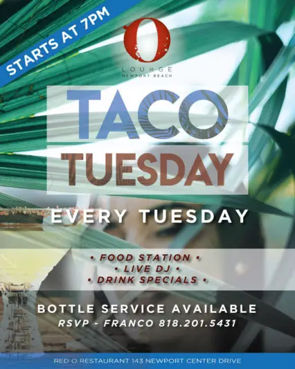 Taco Tuesday @ Red O Restaurant - Newport Beach | Newport Beach | California | United States