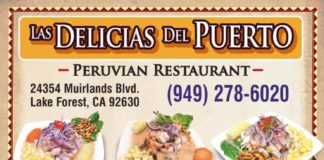 Delicias Peruanas – Lake Forest – April 2020 – 1 Yr – Anniversary Delicias Peruanas Logo