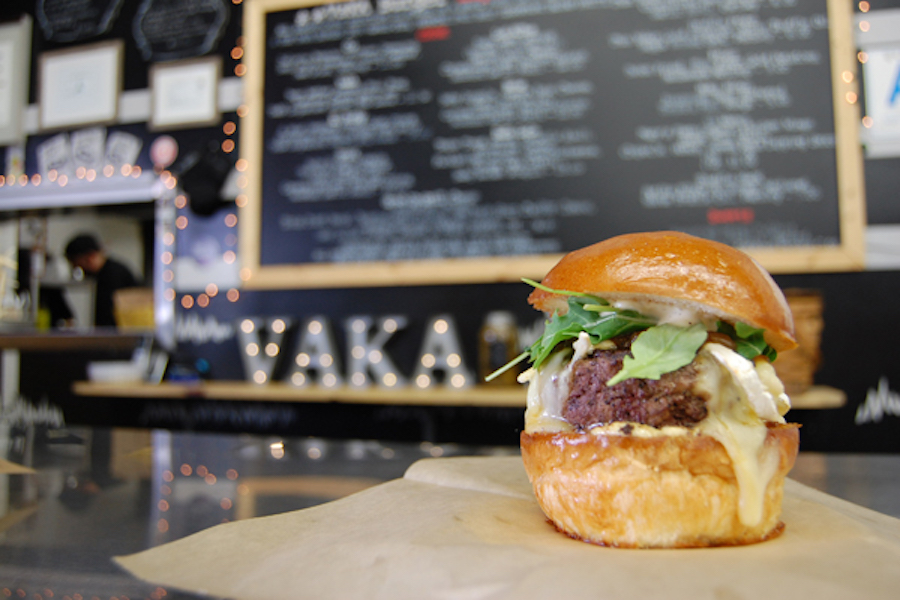 Brie Burger at Vaka Burger Brie Burger at Vaka Burger