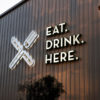 Mess Hall Eat Drink Here Sign