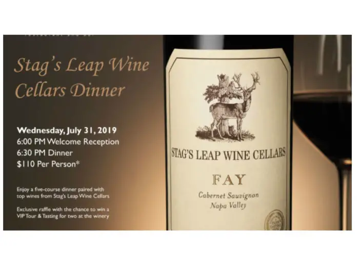 Stags Leap Wine Dinner