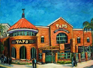 Taps Fish House Painting