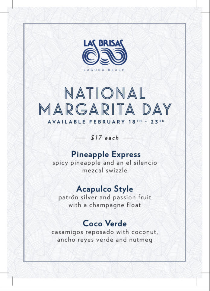 Las Brisas Margartia Menu Las Brisas Margartia Menu