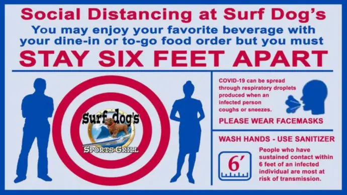 Surf Dog's Social Distance