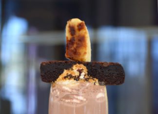 Pizza Burger Chocolate Banana Milkshake