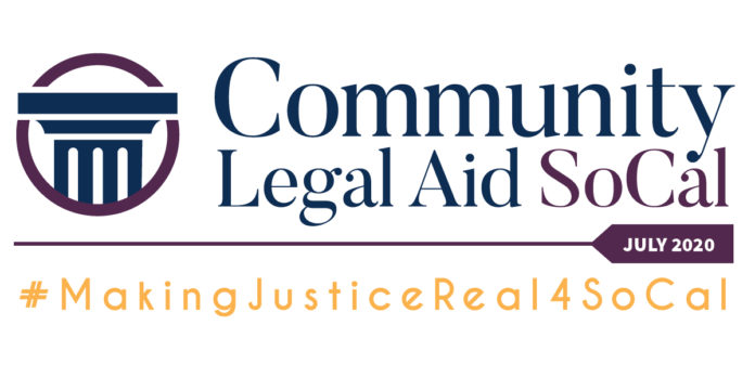 Community Legal Aid SoCal July 2020
