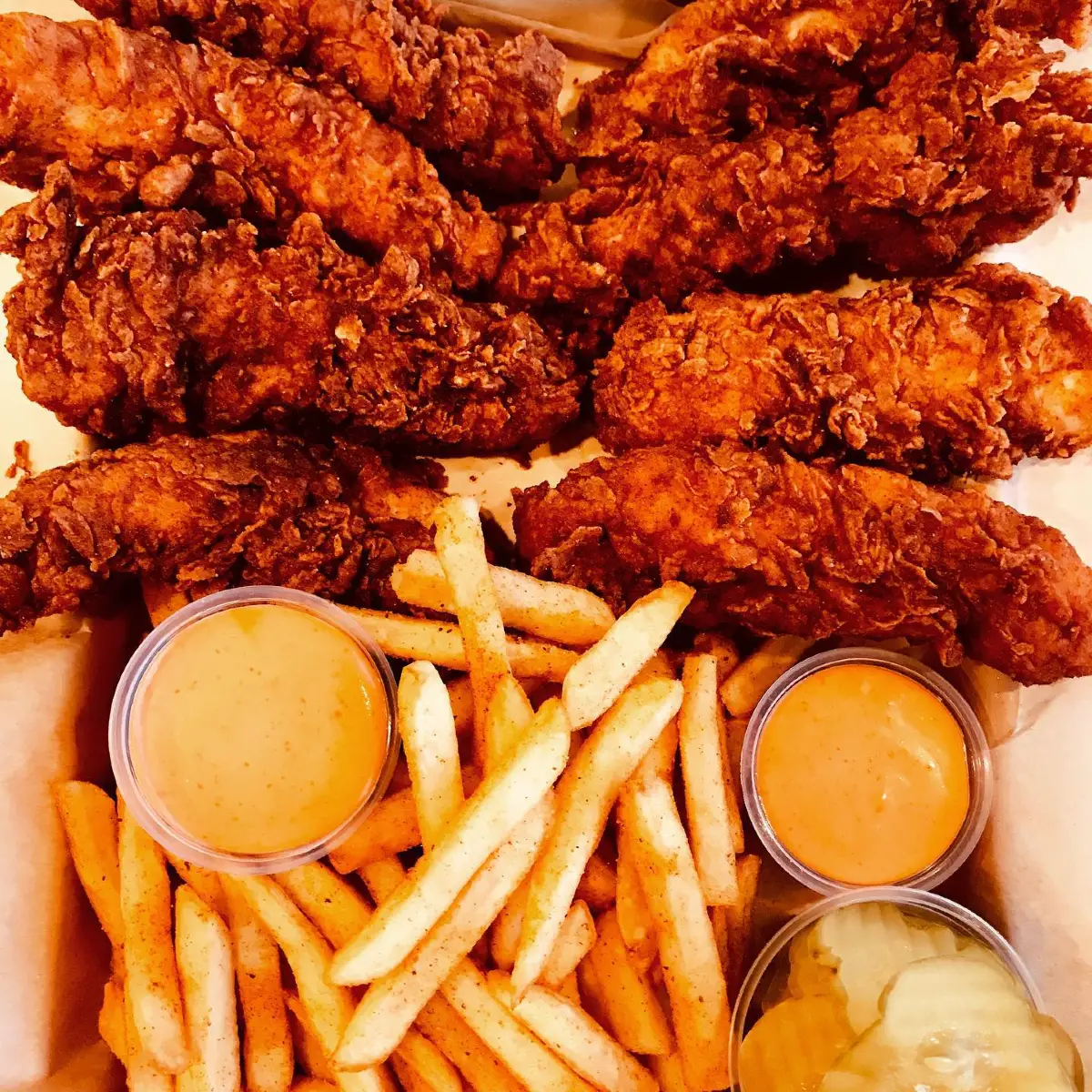 Spice C Chicken Tenders And Fries