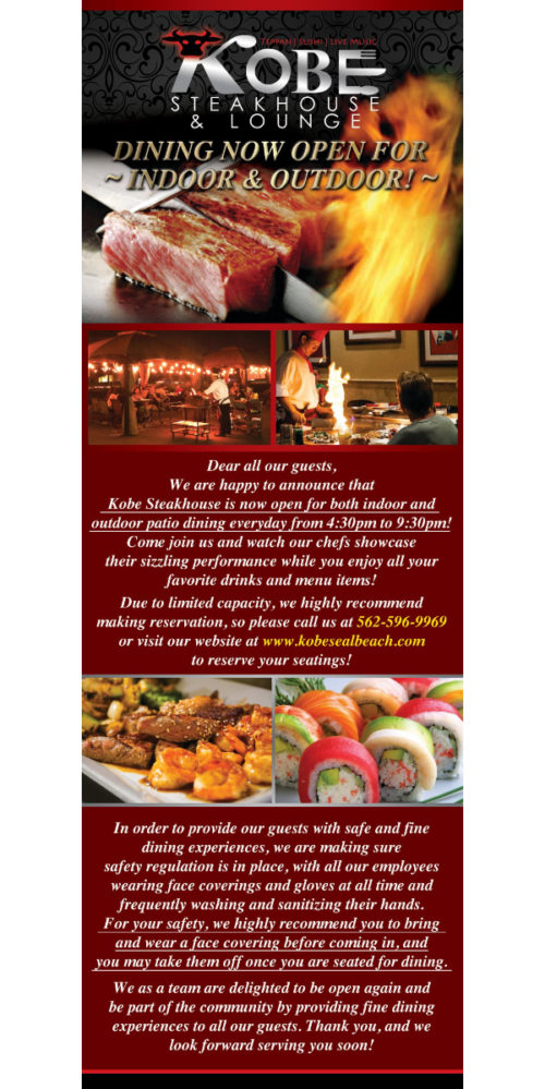 Kobe Steakhouse Indoor Dining