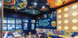Flower Burger Interior