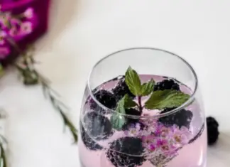 Sparkling Blackberry Lavender Lemonade