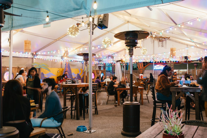 The Bamboo Club Tented Patio
